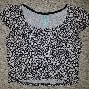 Flower crop top